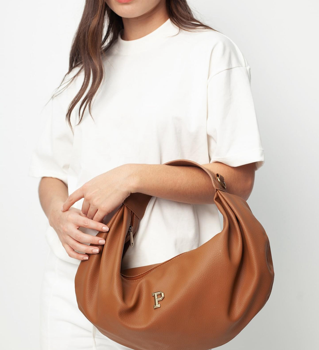 Florencia Camel Handbag